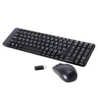 TECLADO/MOUSE LOGITECH MK220 NEGRO INALAMBRICOS COMPACTO USB ALCANCE HASTA 10 MTS TECLADO/MOUSE LOGITECH MK220 NEGRO INALAMBRICOS COMPACTO USB ALCANCE HASTA 10 MTS